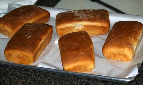 5 Small Loaves Fresh Baked