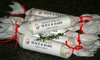 Slice and Bake Crackers and Cookies for a Holiday Gift