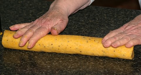 Ice Box Cheese Wafers Roll