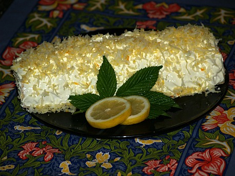 lemon cake roll recipe