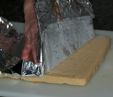 Removing Foil from Microwave Peanut Butter Candy