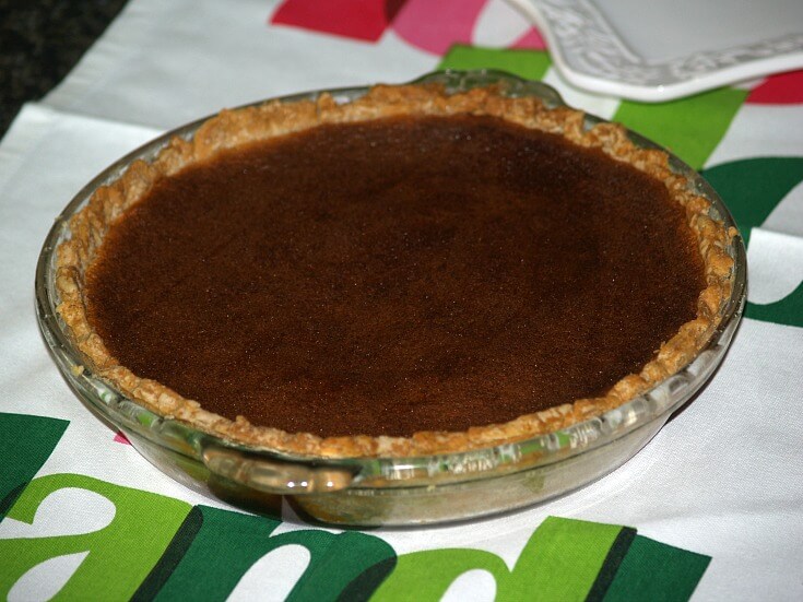 Old Fashioned Molasses Custard Pie