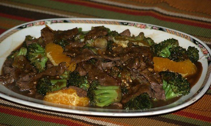 Beef and Broccoli Recipe with Oranges