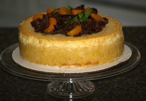 how to make orange cheesecake recipe