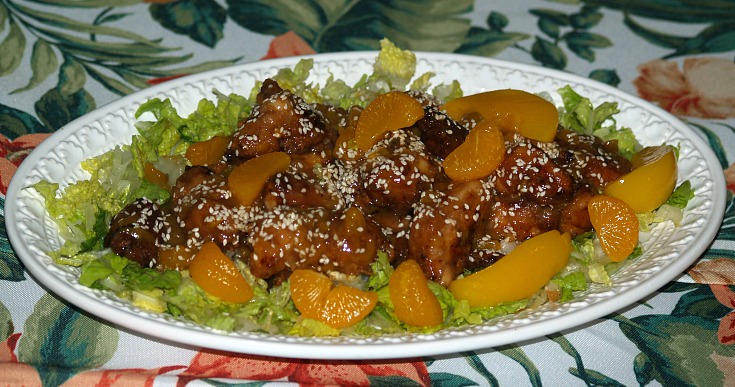 Sesame Chicken with Oranges