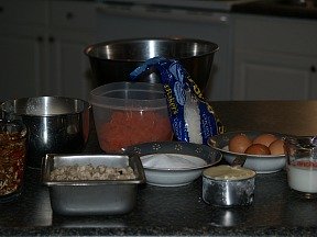 Ingredients for Orange Slice Cake