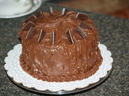 how to make christmas dessert ideas like this peppermint triple chocolate cake recipe