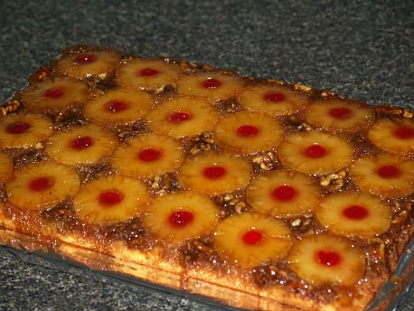 Pineapple Upside Down Cake for a Crowd