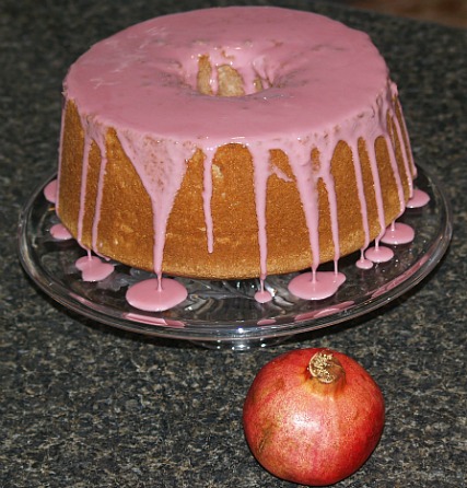 How to Make Recipes for Pomegranates like this Pomegranate Sponge Cake