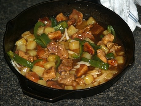 Preparing Sweet and Sour Pork