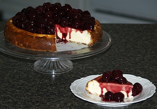 how to make a recipe for cherry cheesecake
