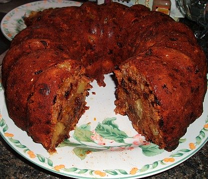 Sausage Cake Cut