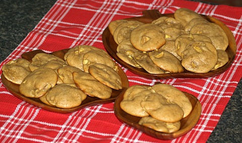 Soft Molasses Apple Cookies