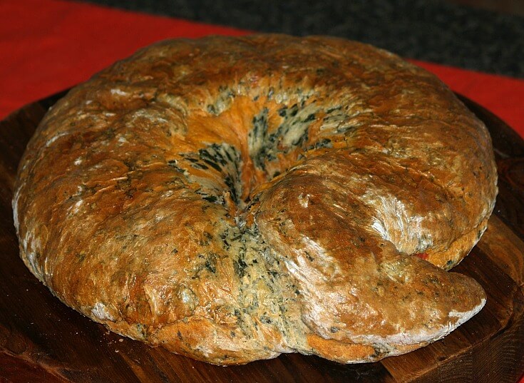 Spinach Tomato Bread Recipe