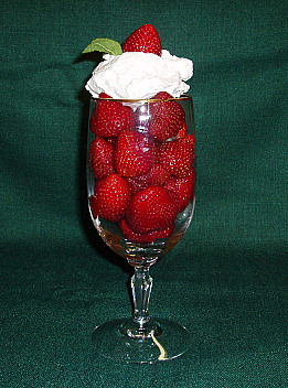 Fresh Strawberries and Cream