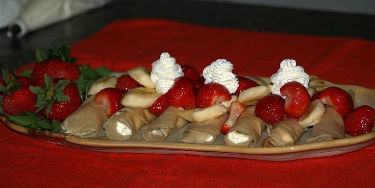 Strawberry Banana Crepe Recipe