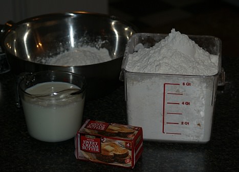 Ingredients for Unleavened Bread Recipe