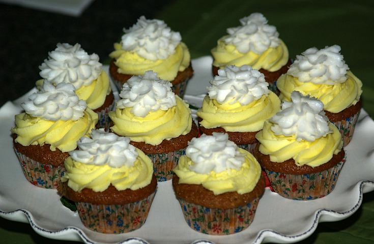 Zucchini Spice Cupcakes with Buttercream Frosting